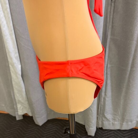 Monday Swimwear Red Halter Bikini Set - Picture 8 of 15
